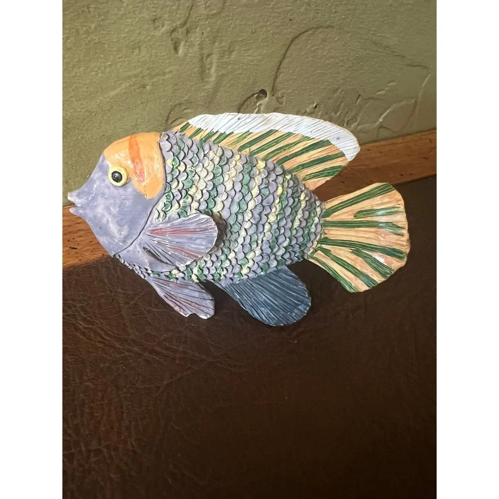 Tropical Fish Napkin Rings Set of 4 Coastal Beach House Nautical Table Decor